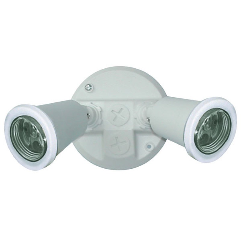 Twin shop lamp holder